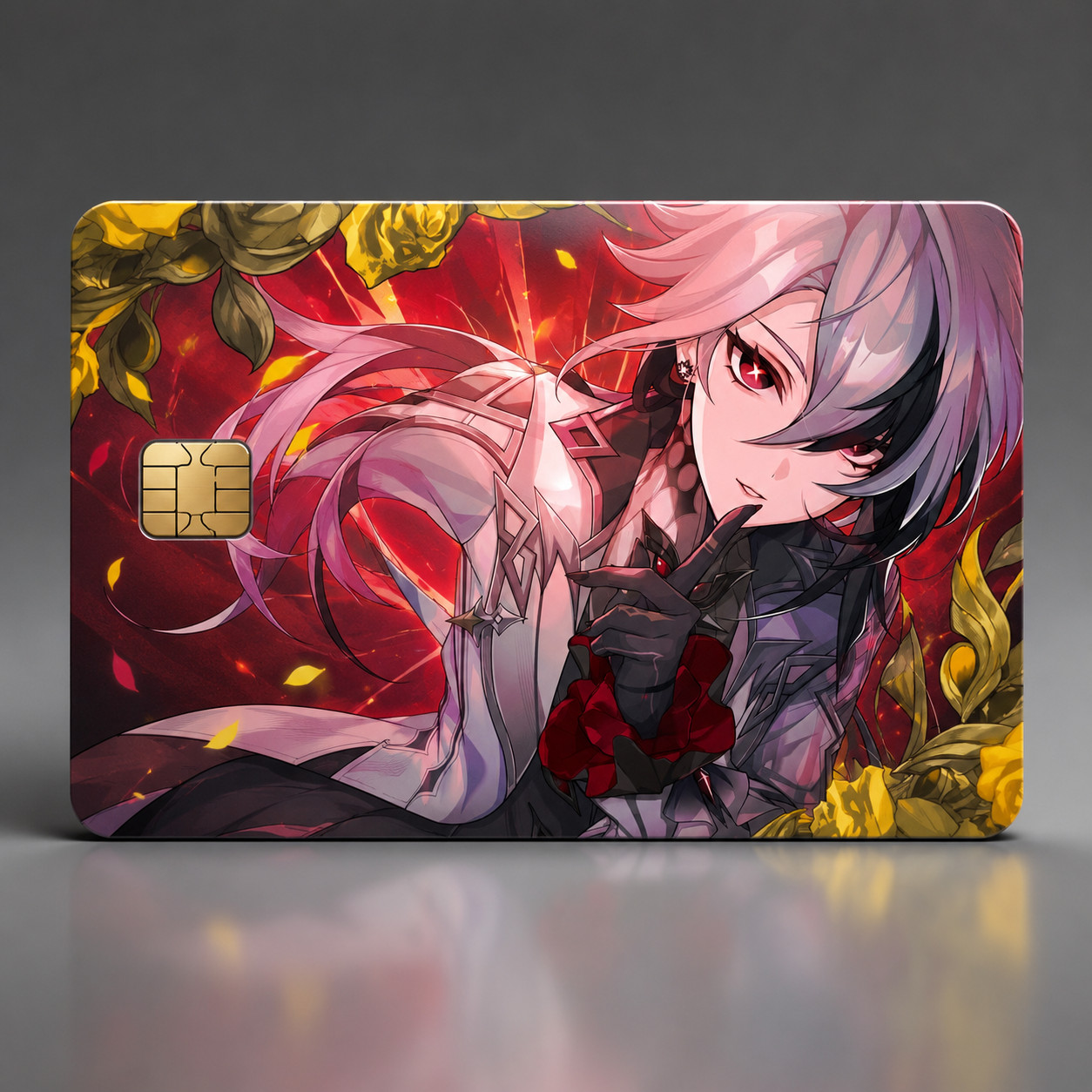 Arlecchino The Secret of the Hearth Genshin Debit Card Credit Card Skin