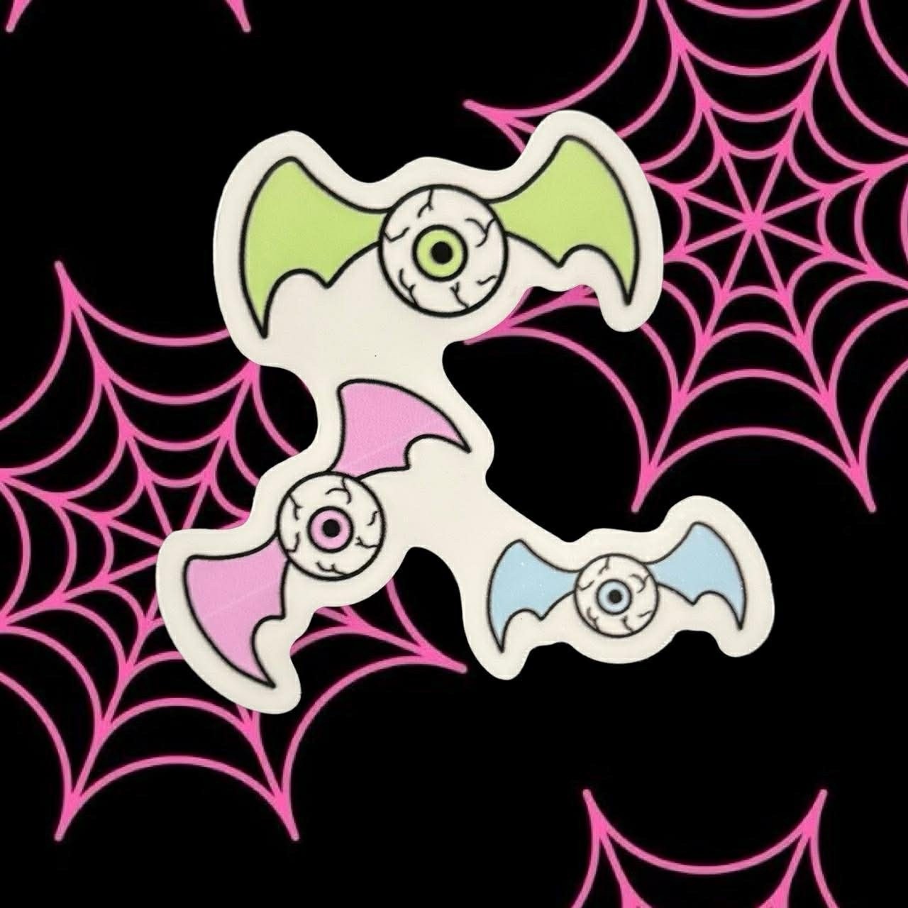 Eyeball with Bat Wings Sticker