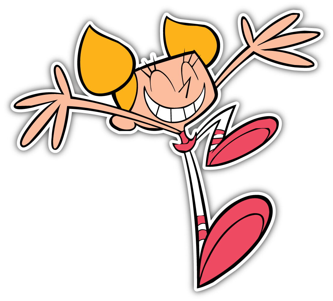 Dee Dee Character Dexters Laboratory Cartoon Sticker Bumper Decal – »SIZES»