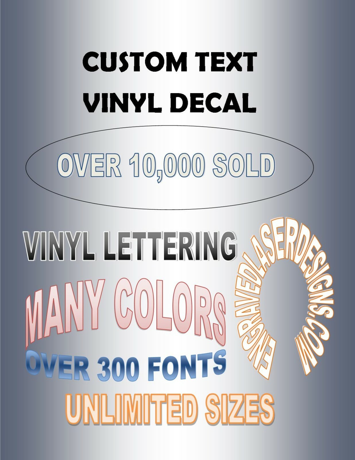 Custom Vinyl Lettering Personalized Custom MOTO License Plate Holder
