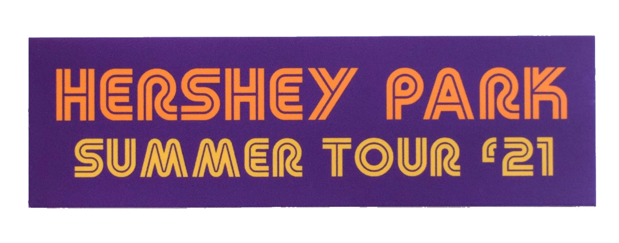 PHISH Hershey Park Summer Tour 2021 Sticker *NEW* 5″ x 1-1/2″