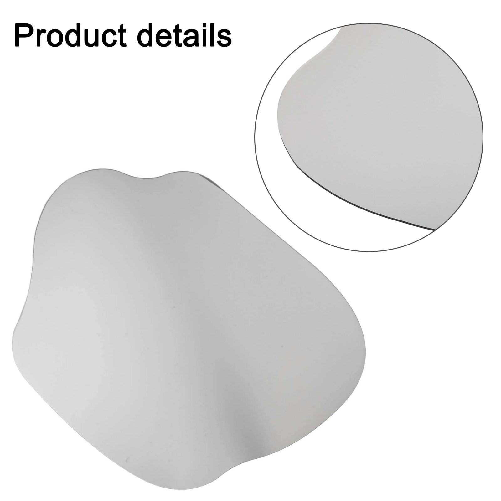 Sleek Irregular Wall Mirror for Dressing Table Bedroom Easy Installation