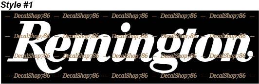 Remington Firearms – Hunting/Outdoor Sports – Vinyl Die-Cut Peel N’ Stick Decals