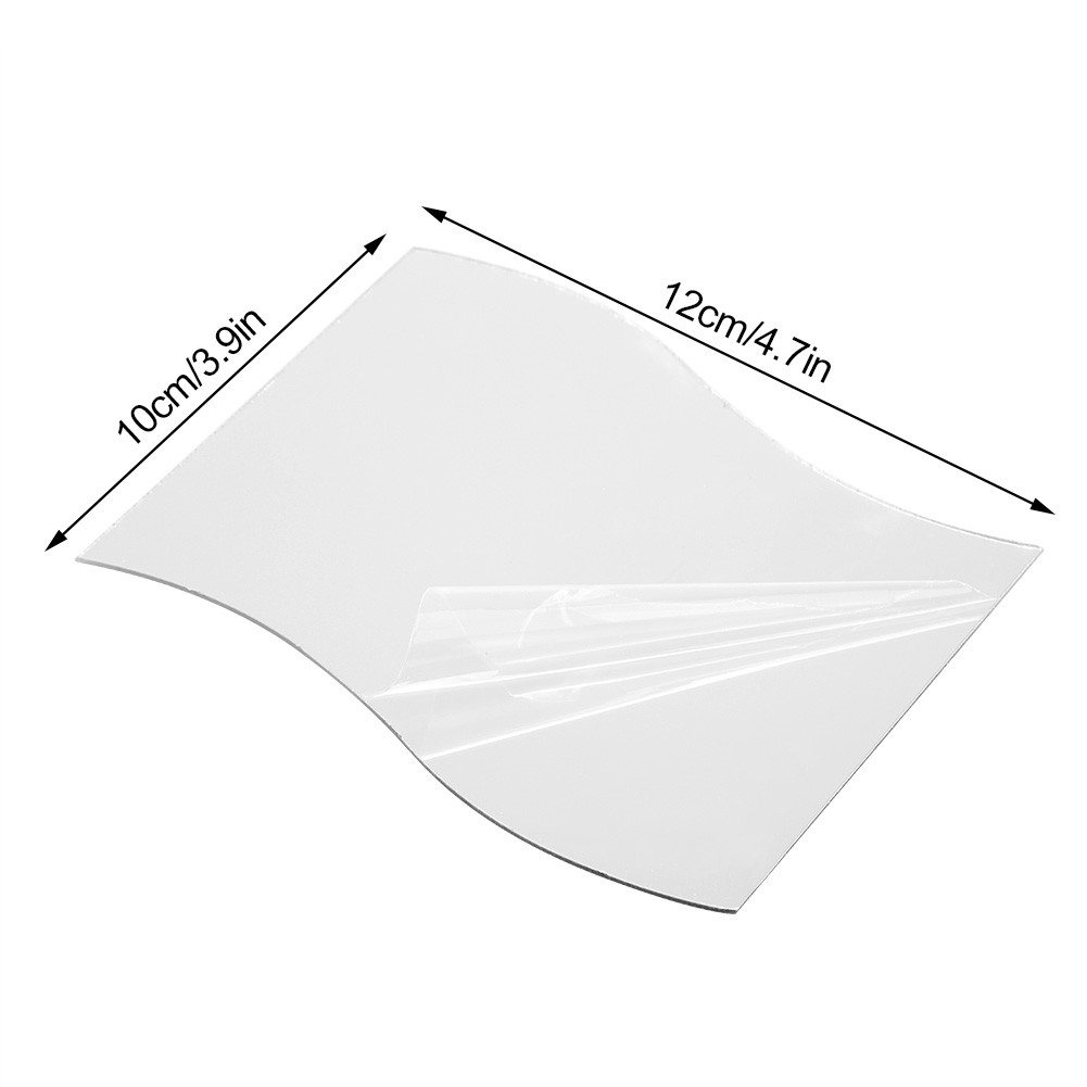 6Pcs Wall Mounted Mirror Sticker Free Combination Home Bedroom Decorative v1