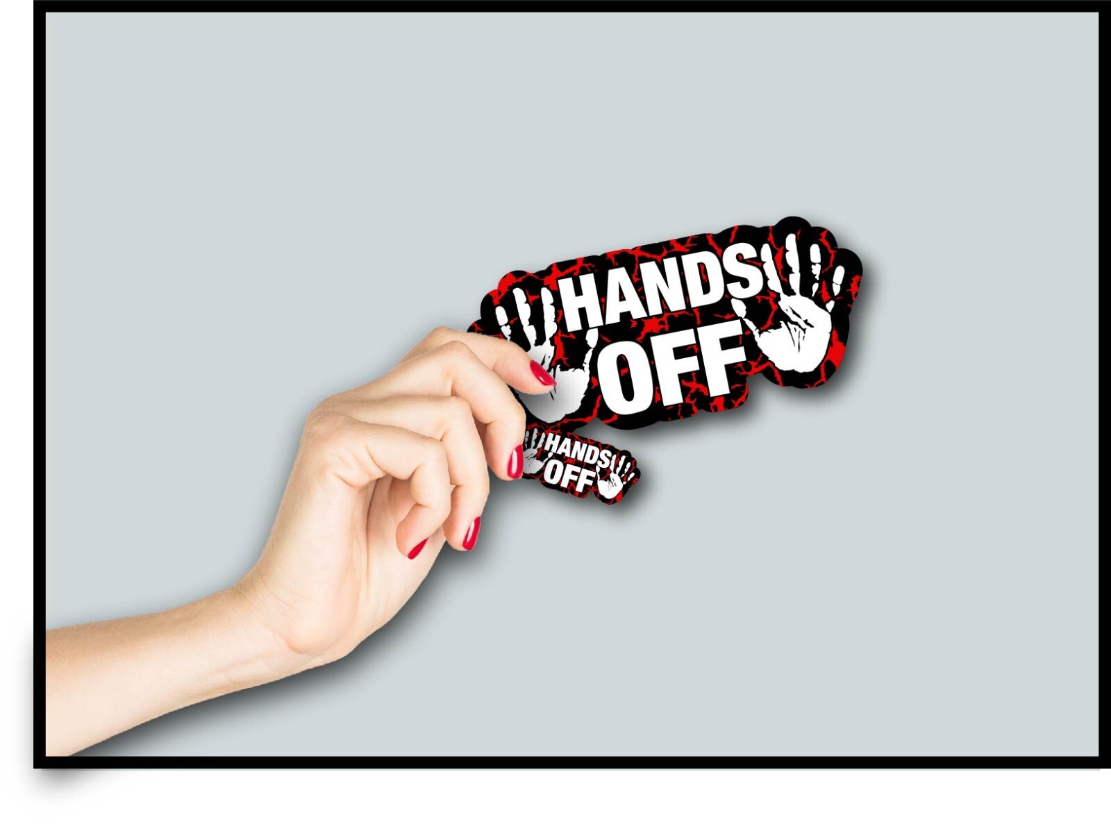 Hands Off Decal Sticker Dont Touch Anti Trump FDT Protest Political Rights