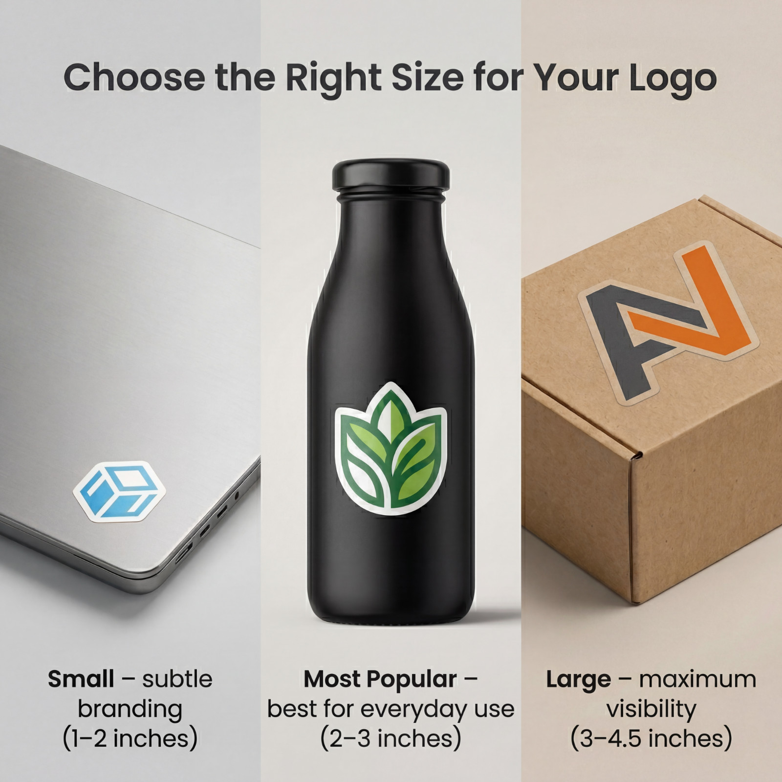 Custom Vinyl Stickers Your Logo Waterproof Die Cut Labels Any Size Shape