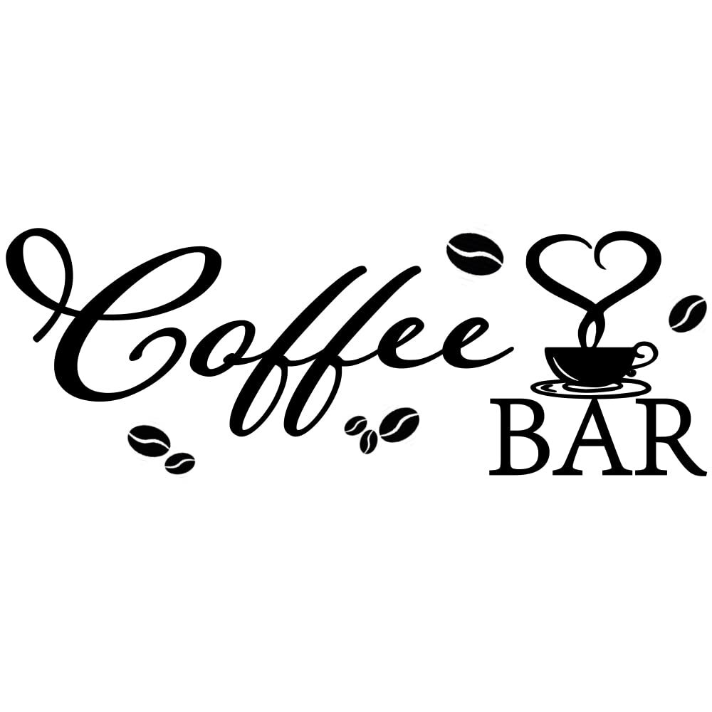 Coffee Bar Rustic Metal Sign Hanging Wall Decor for Home Kitchen Cafe