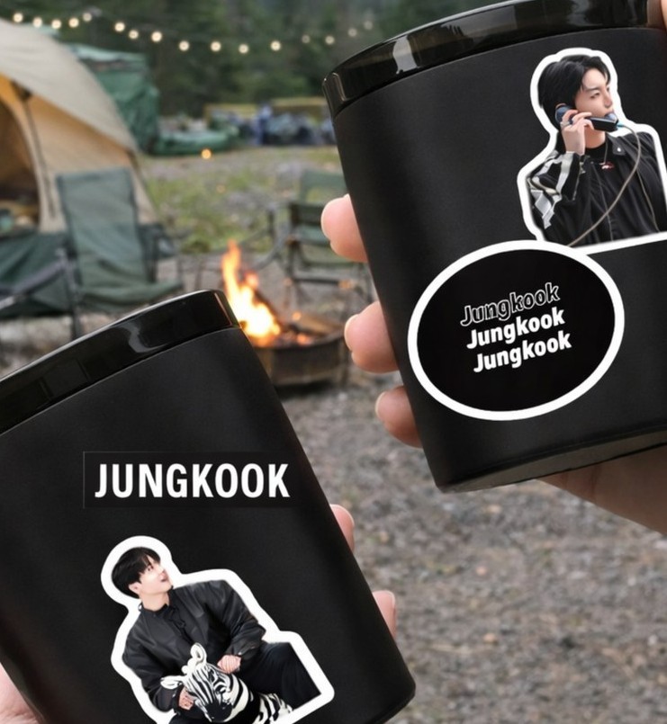 Jungkook Sticker Set 50pcs Kpop DIY Decoration Waterproof