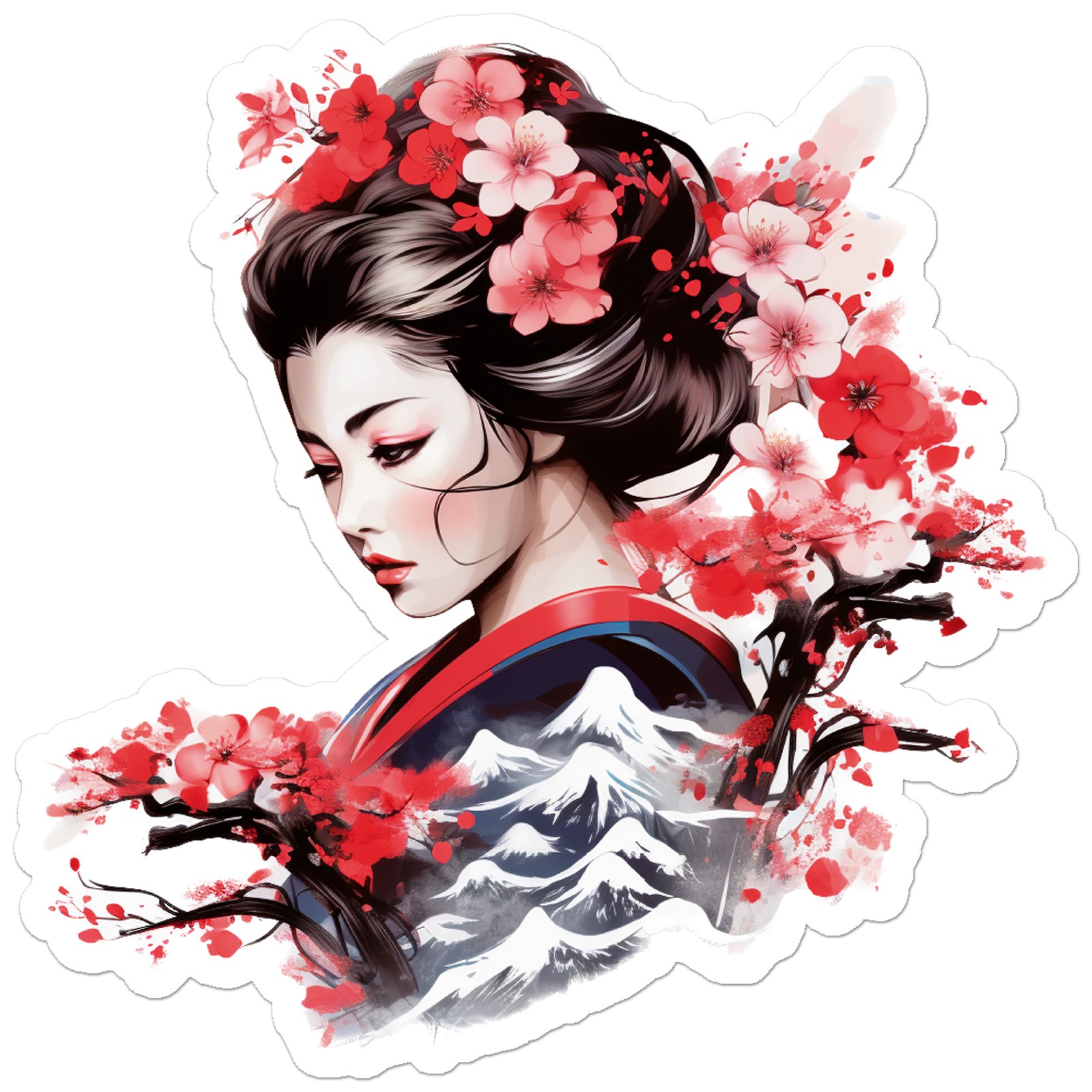 Cherry Blossoms Japan – Vinyl Decal Sticker – Car Window Laptop – ebn12576