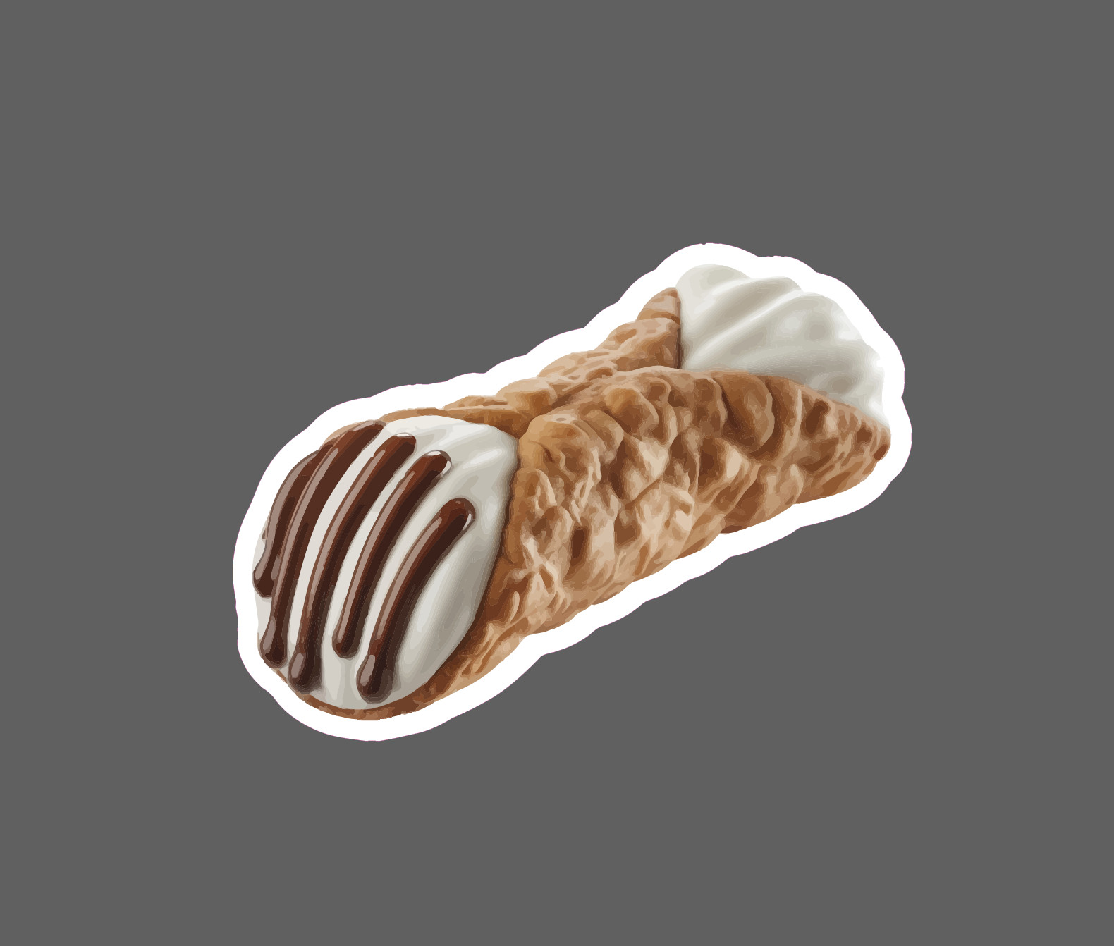 Cannoli Sticker Waterproof Decal Dessert Food Italy Italian Gift NEW