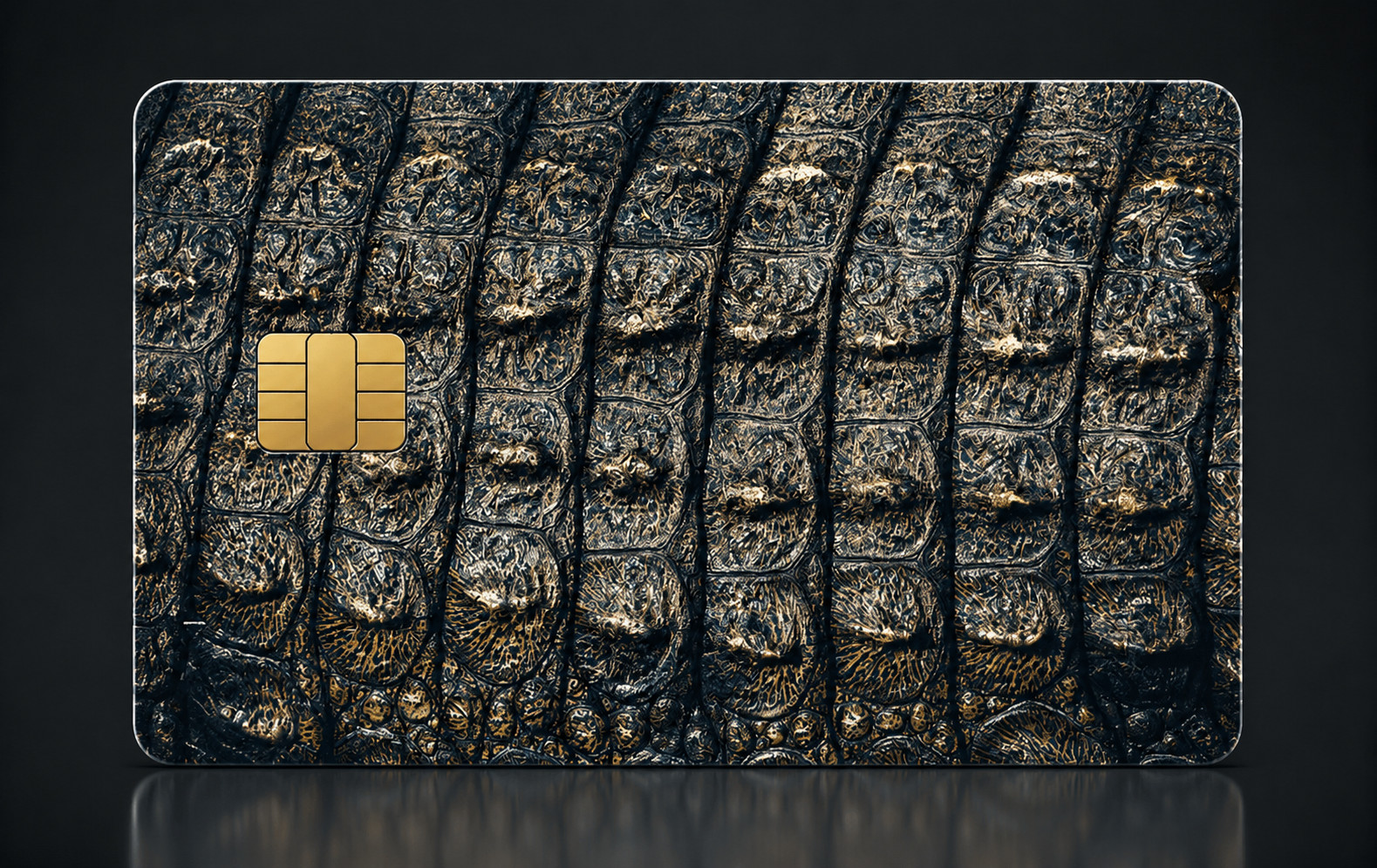Crocodile Leather Credit Card Skin Luxury Vinyl Card Wrap Decal 2D