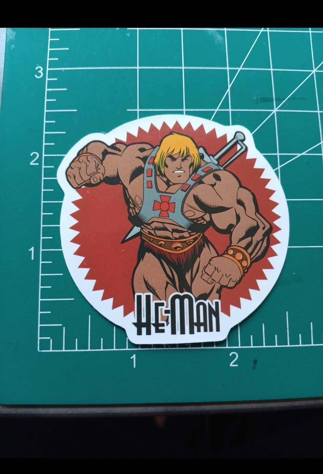 Heman DIE-CUT VYNIL STICKER