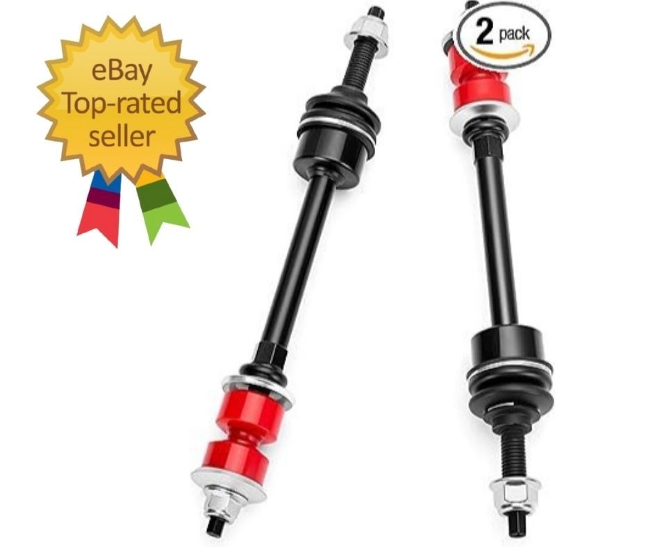 Sway Bar Link 2006-2018 Dodge Ram 1500 4WD, 2Pcs Sway Bar End Links with PU Bush