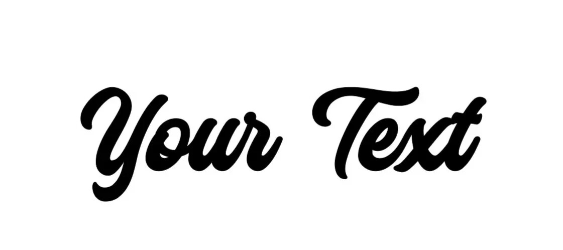 Custom Text Vinyl Decal Sticker Car Window Bumper Letters Numbers Lettering Name