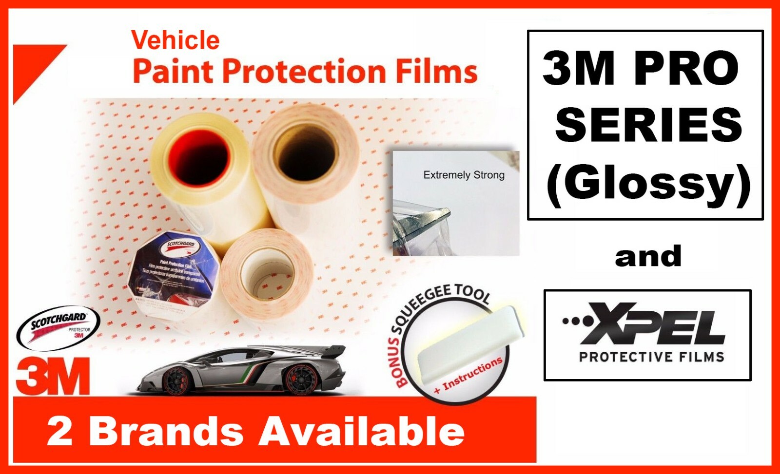 60.96cm Vehicle Paint Protection film – 3M Pro / Xpel Ultimate Plus – WorldWide