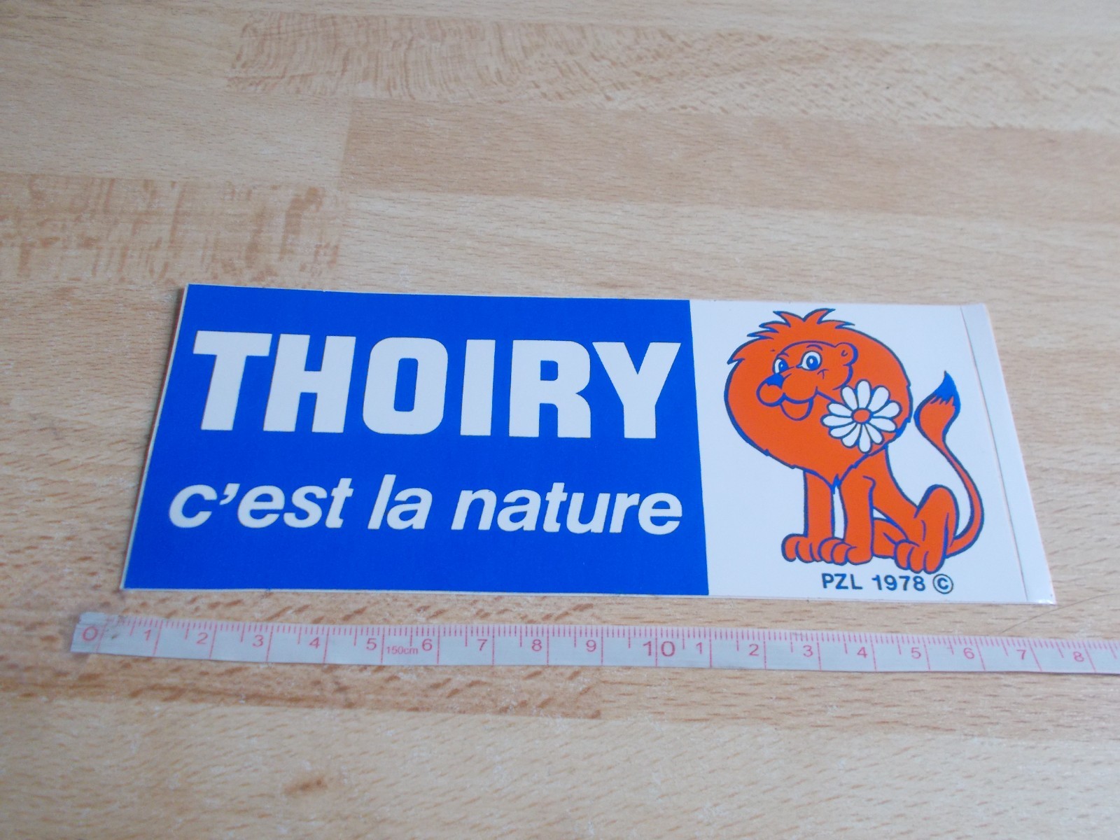 Sticker Vintage Park Zoological Thoiry – 1978