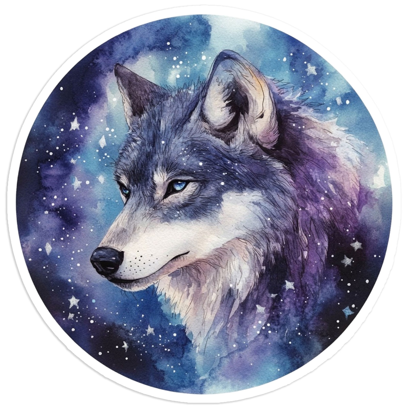 Wolf Head – Vinyl Decal Sticker – Car Window Laptop – #1492