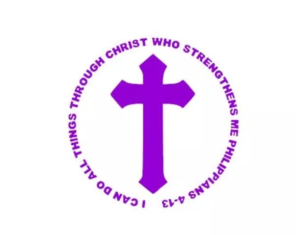 Philippians 4:13 Christian Decal Bible Verse Cross Vinyl Decal I CAN DO ALL