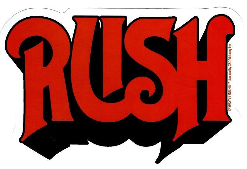 Rush Logo Sticker Decal Rock