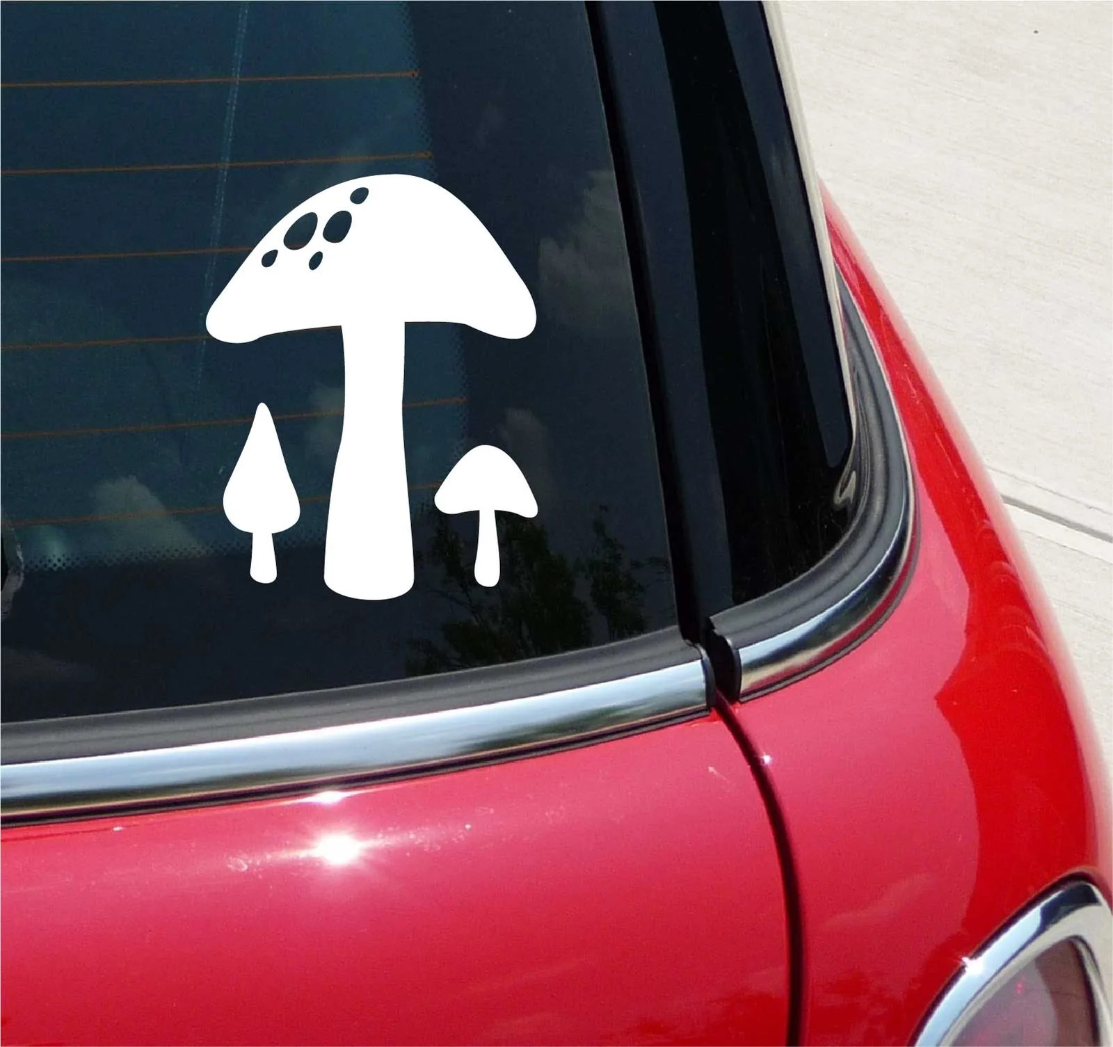 MUSHROOMS MUSHROOM SHROOM PSYCHEDELIC GRAPHIC DECAL STICKER ART CAR WALL DECOR