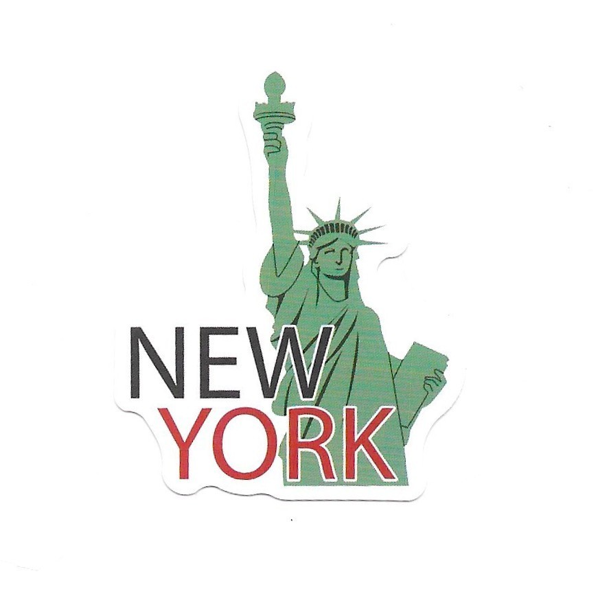 Statue of Liberty Vinyl Sticker New York City Decal NYC Souvenir Travel Art