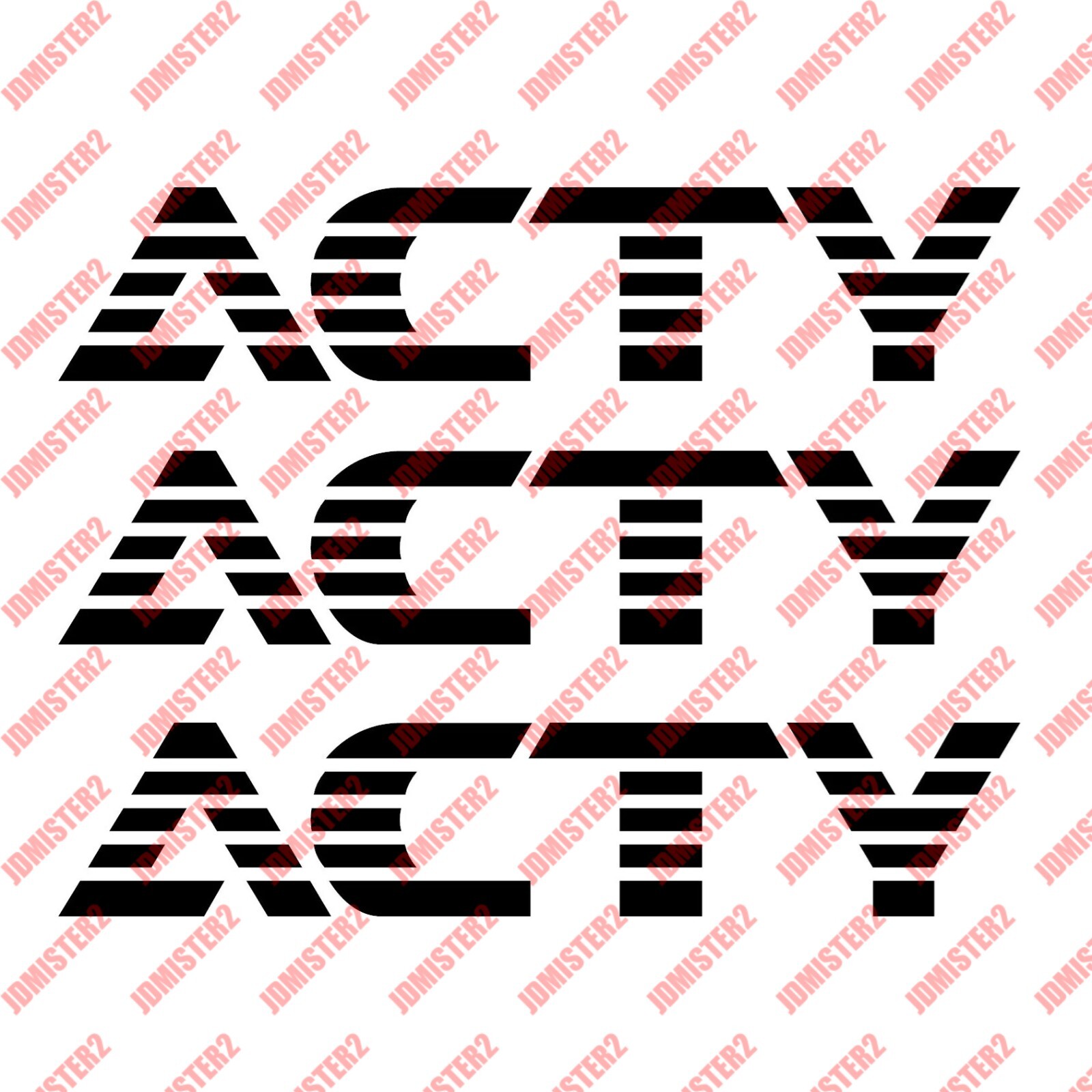 Honda Acty Decal – Any Size Any Color
