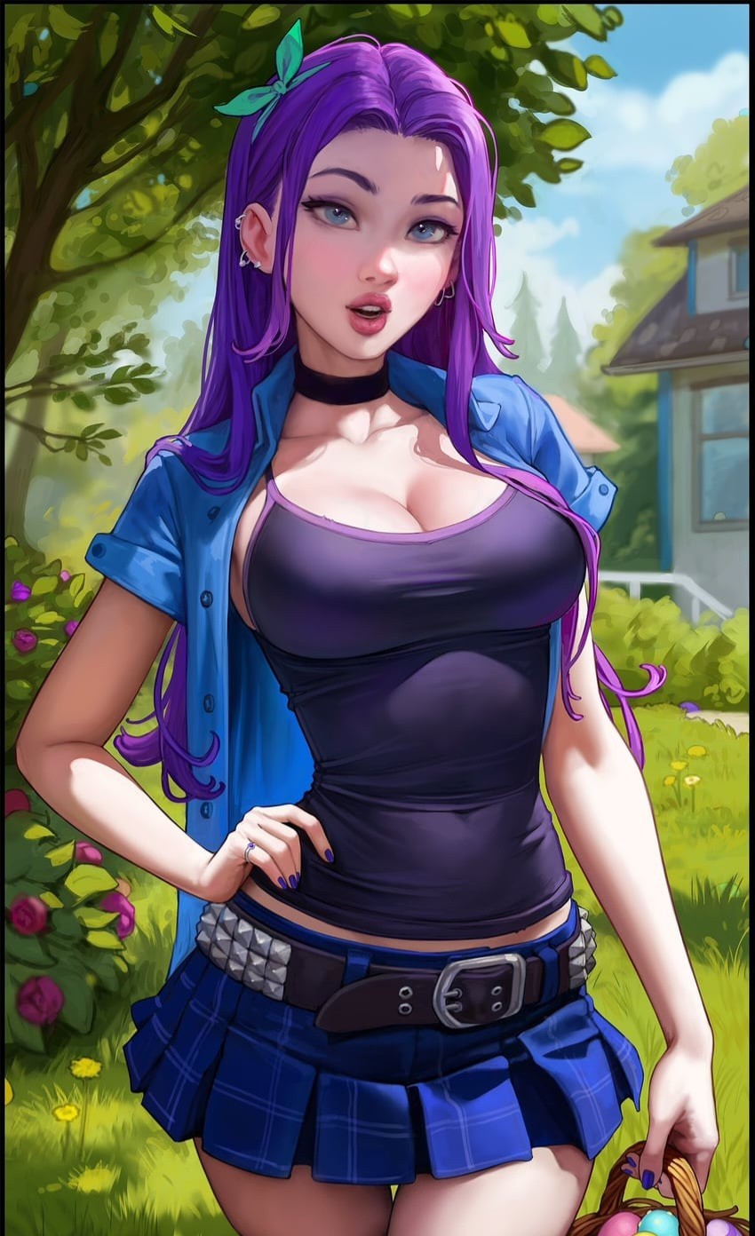 Teen Titans Raven Nsf Waifu Decal Glossy Sticker Prints