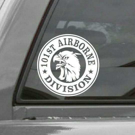 101st AIRBORNE DIVISION ROUNDEL Vinyl Window Decal Sticker U.S. ARMY