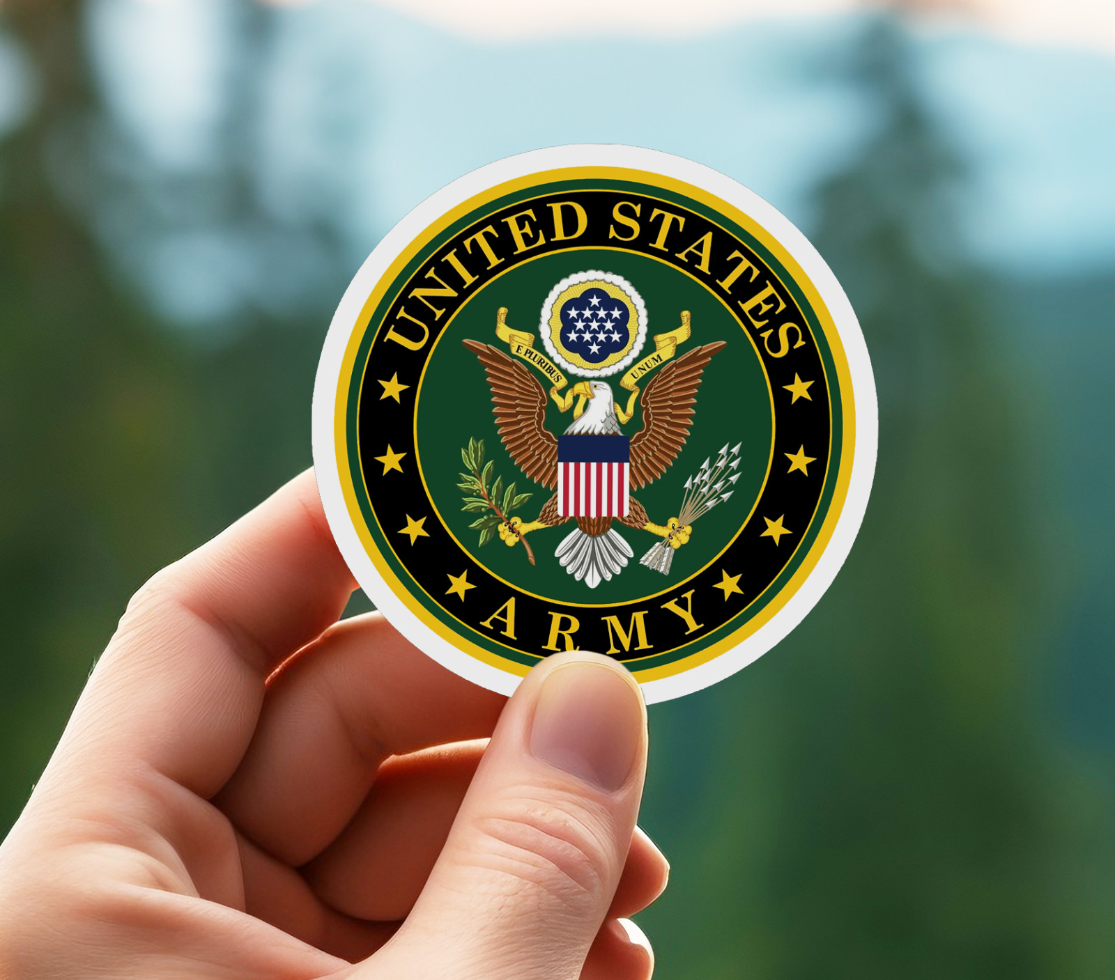 NEW- The United States Army US ARMY Vinyl Sticker – 3 INCHES