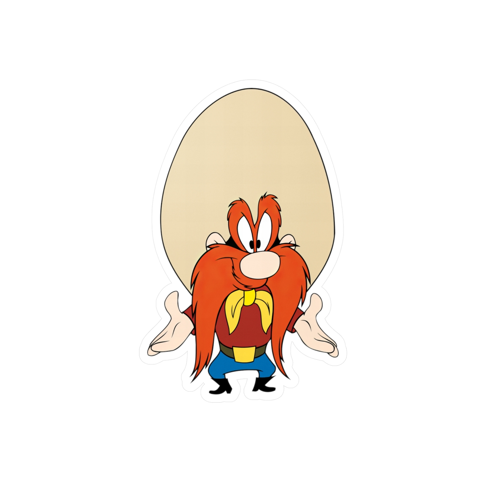 Yosemite Sam Kiss-Cut Vinyl Decals Sticker
