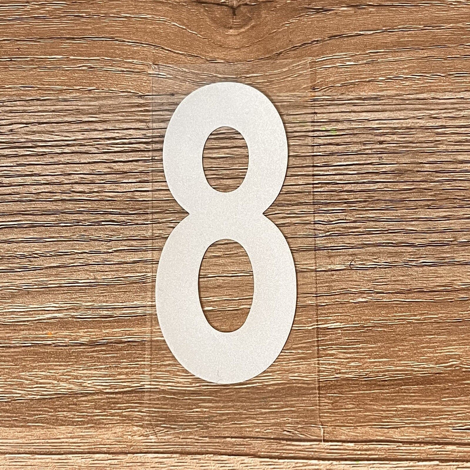 3″ Reflective Mailbox Numbers Sticker Decal Die Cut Vinyl Waterproof – “8”