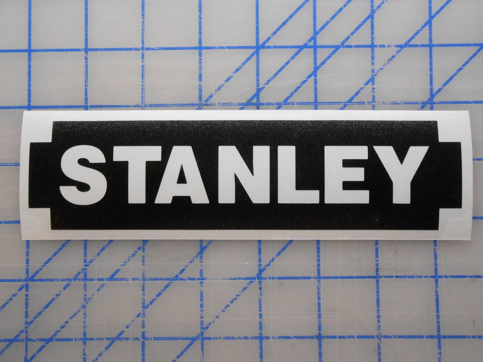 Stanley Decal Sticker 5.5″ 7.5″ 11″ Tools Box Saw Table Drill Wrench Shop Bit MM