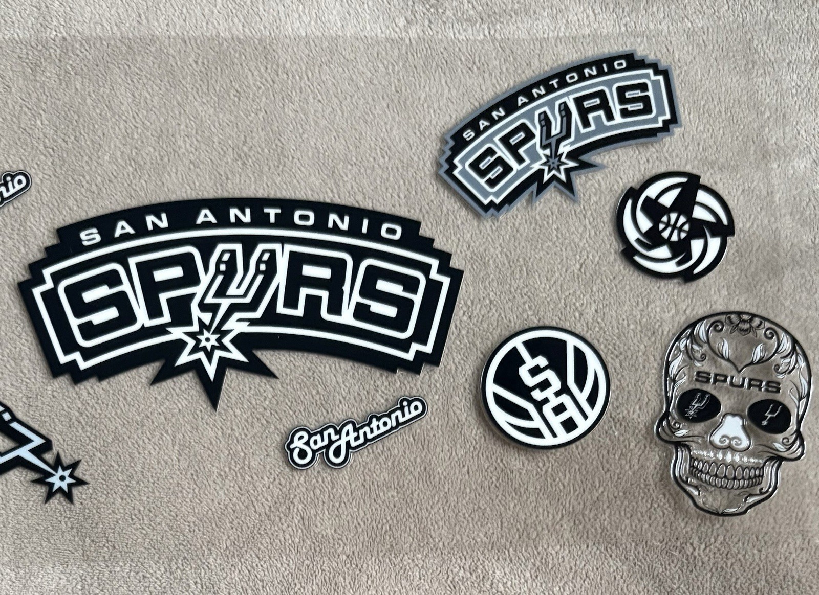 SAN ANTONIO Basketball Team UV DTF Vinyl Transfer Stickers Cup Wrap DIY Glasses