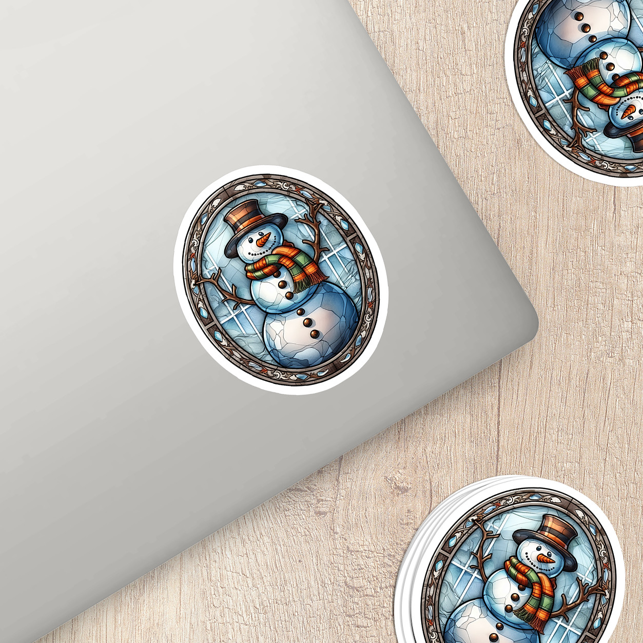 Snowman Vinyl Sticker – Add a Frosty Friend to Your Life