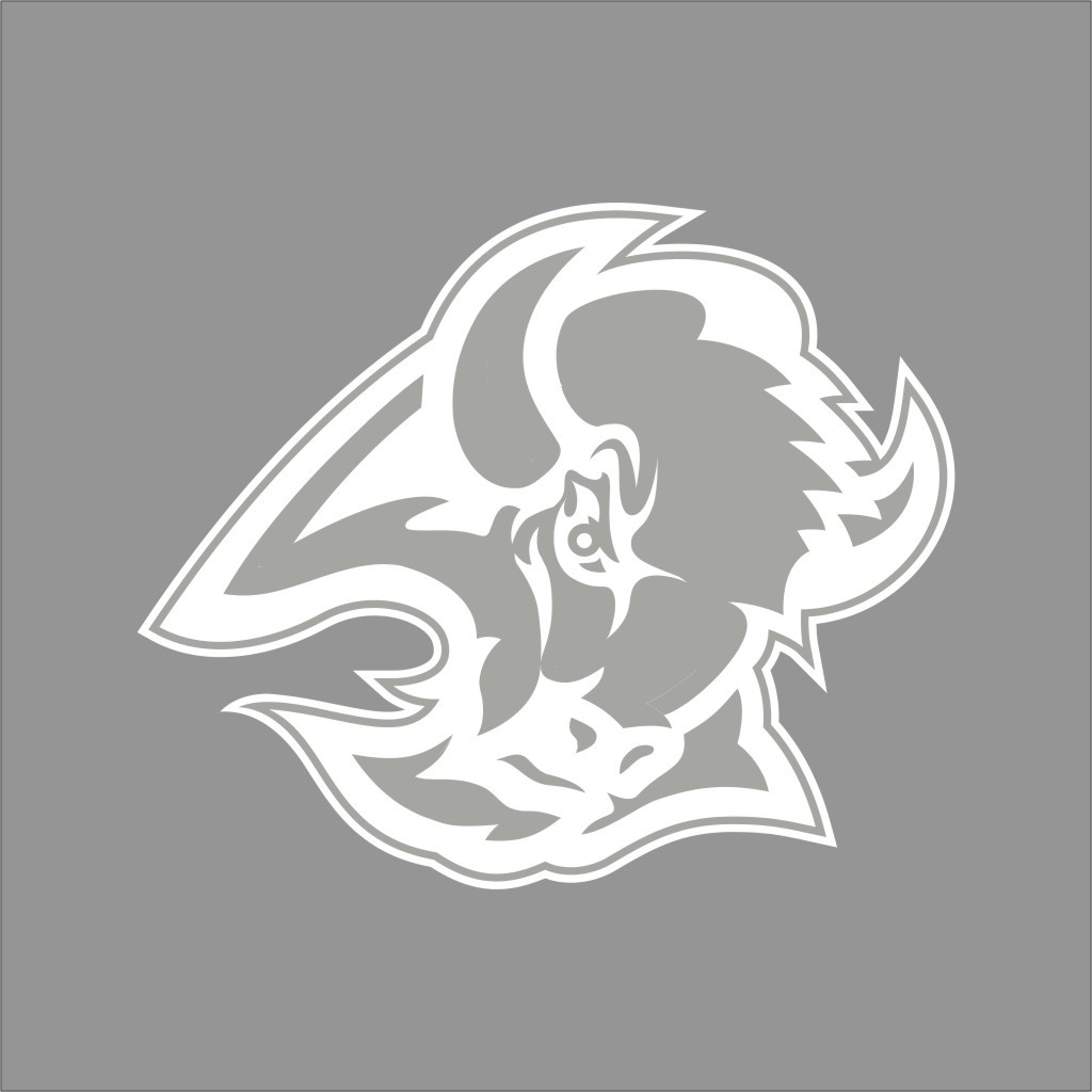 Buffalo Sabres #8 NHL Team Logo 1Color Vinyl Decal Sticker Car Window Wall