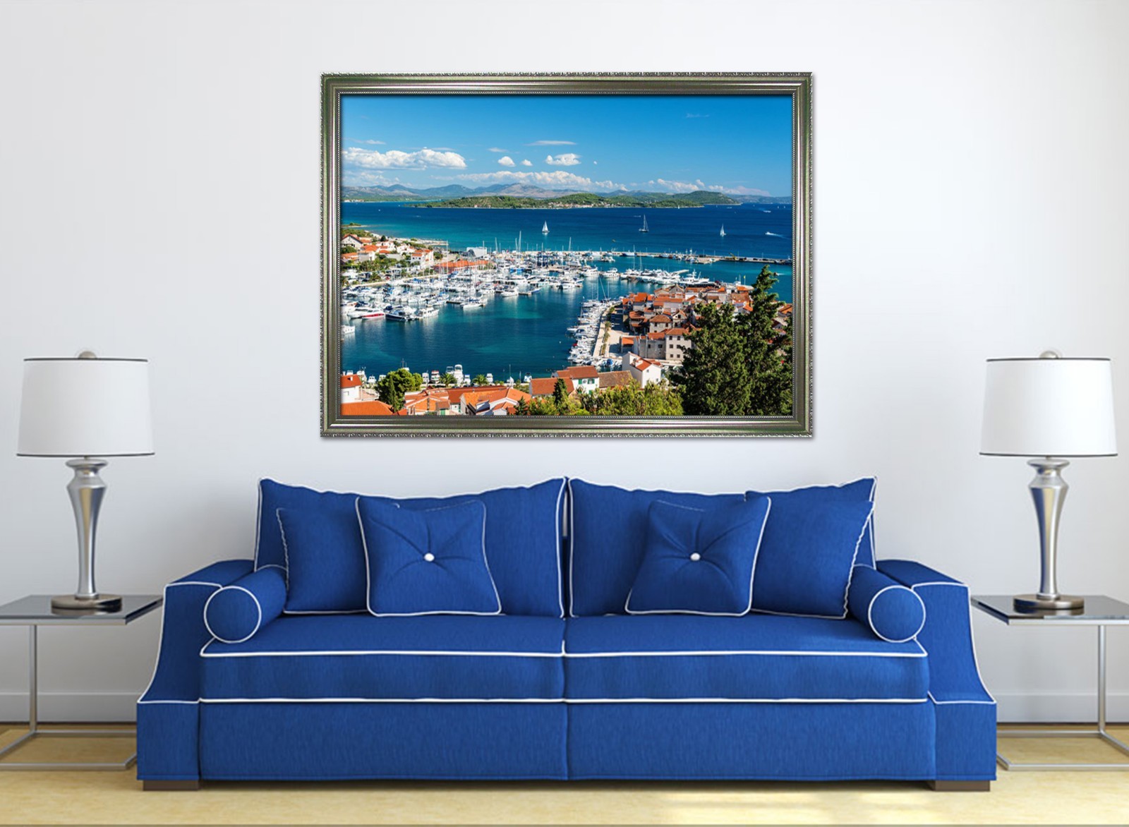 3D Sea City 6 Framed Poster Home Decor Print Painting Art AJ WALLPAPER