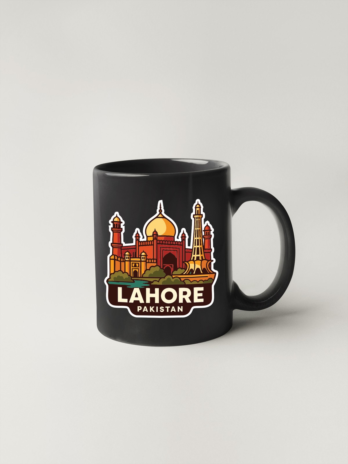 Lahore Pakistan Sticker Decal Vinyl Die-Cut City Skyline Landmark Design