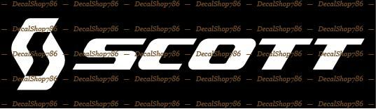 Scott Bikes – Outdoor Sports – Bicycles – Vinyl Die-Cut Peel N’ Stick Decals