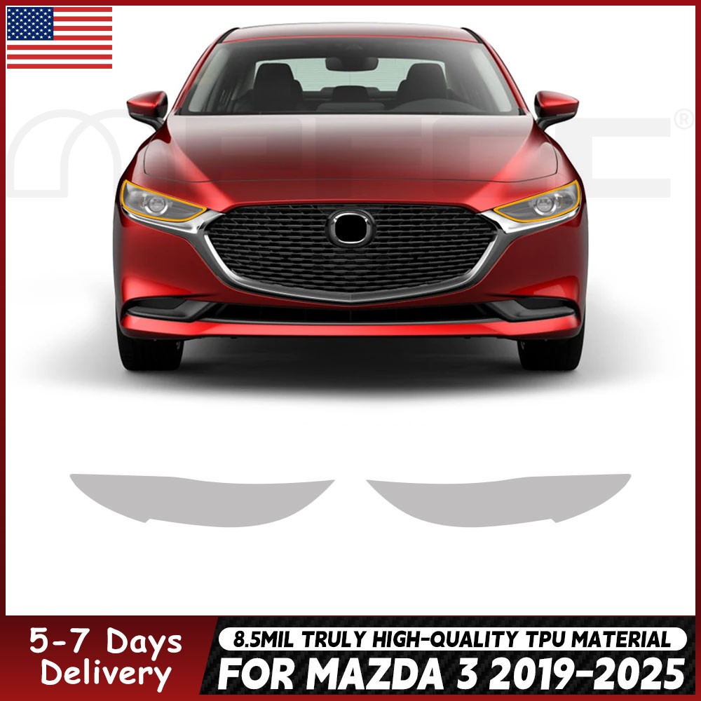 For Mazda 3 2019-2025 Paint Protection Film PreCut PPF Clear Bra Kit