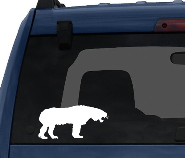 Wild Cat #4- Saber Tooth Big Cat Prehistoric Animal – Car Tablet Vinyl Decal