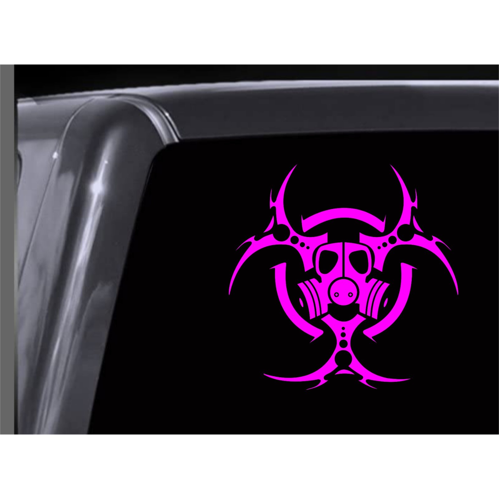 BIOHAZARD GASMASK Vinyl Window Decal Sticker Car Truck Van