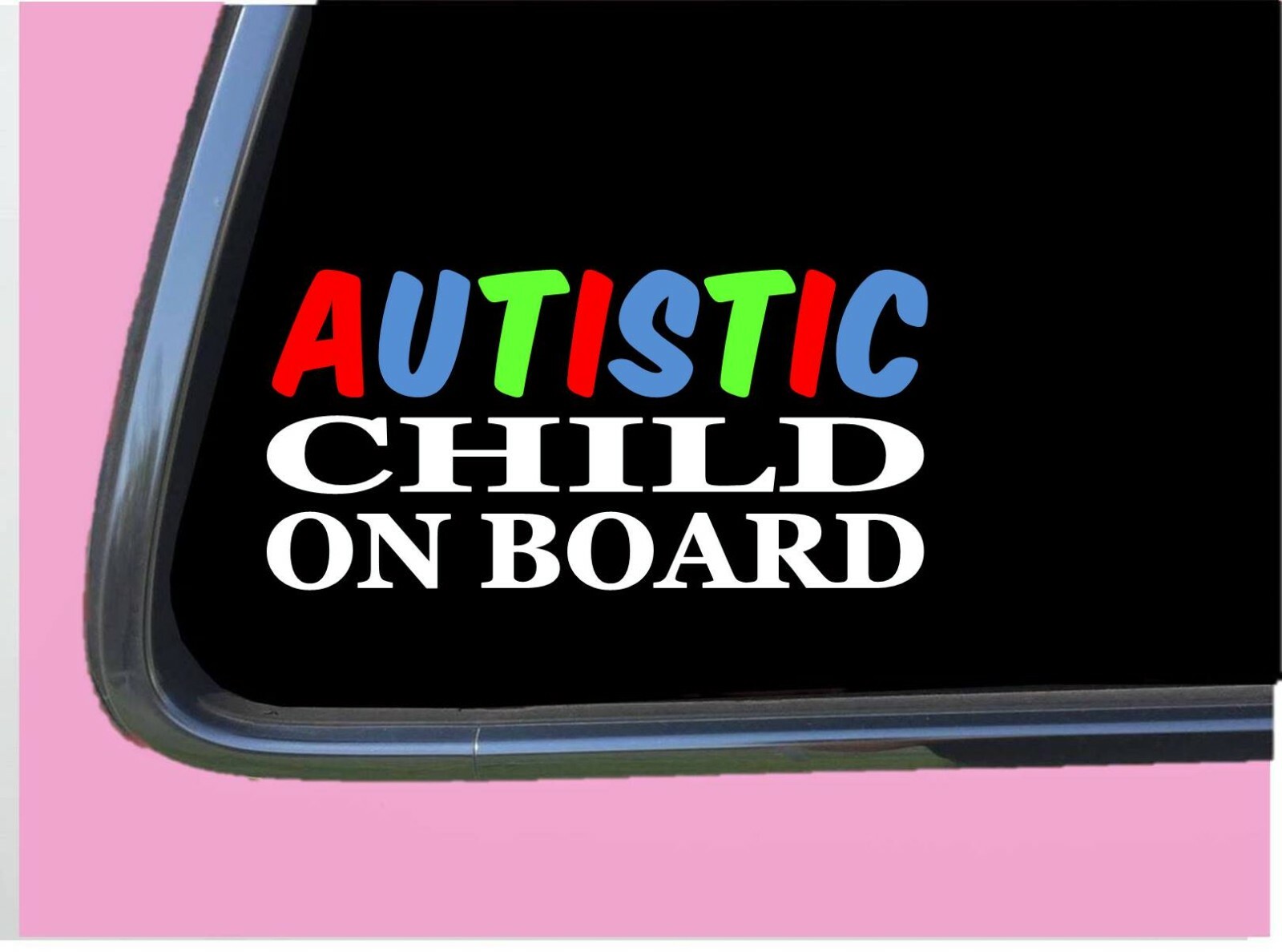 Autistic Child TP 929 Sticker 8″ Decal on Board window car truck sign autism