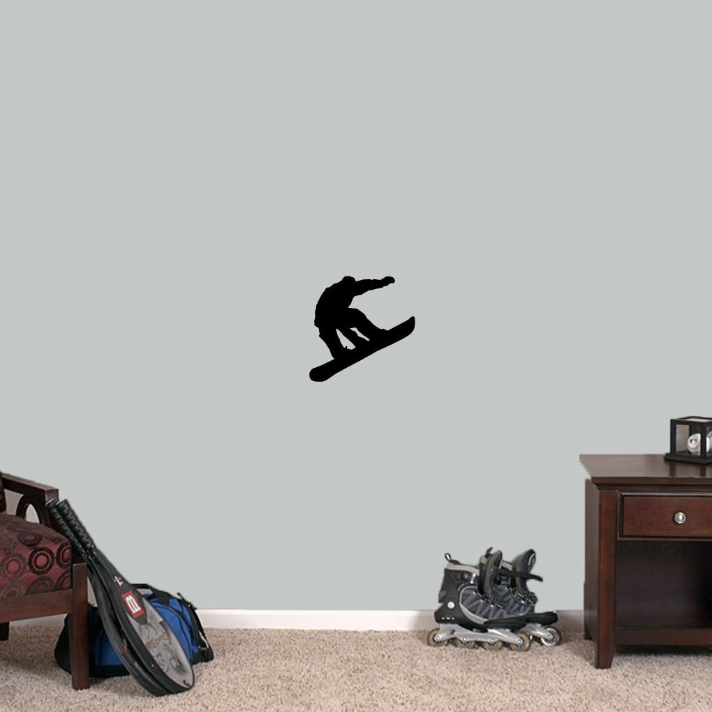 Snowboarder Wall Decal – Sports, Teens, Kids, Man Cave, Winter, Snow, Sticker
