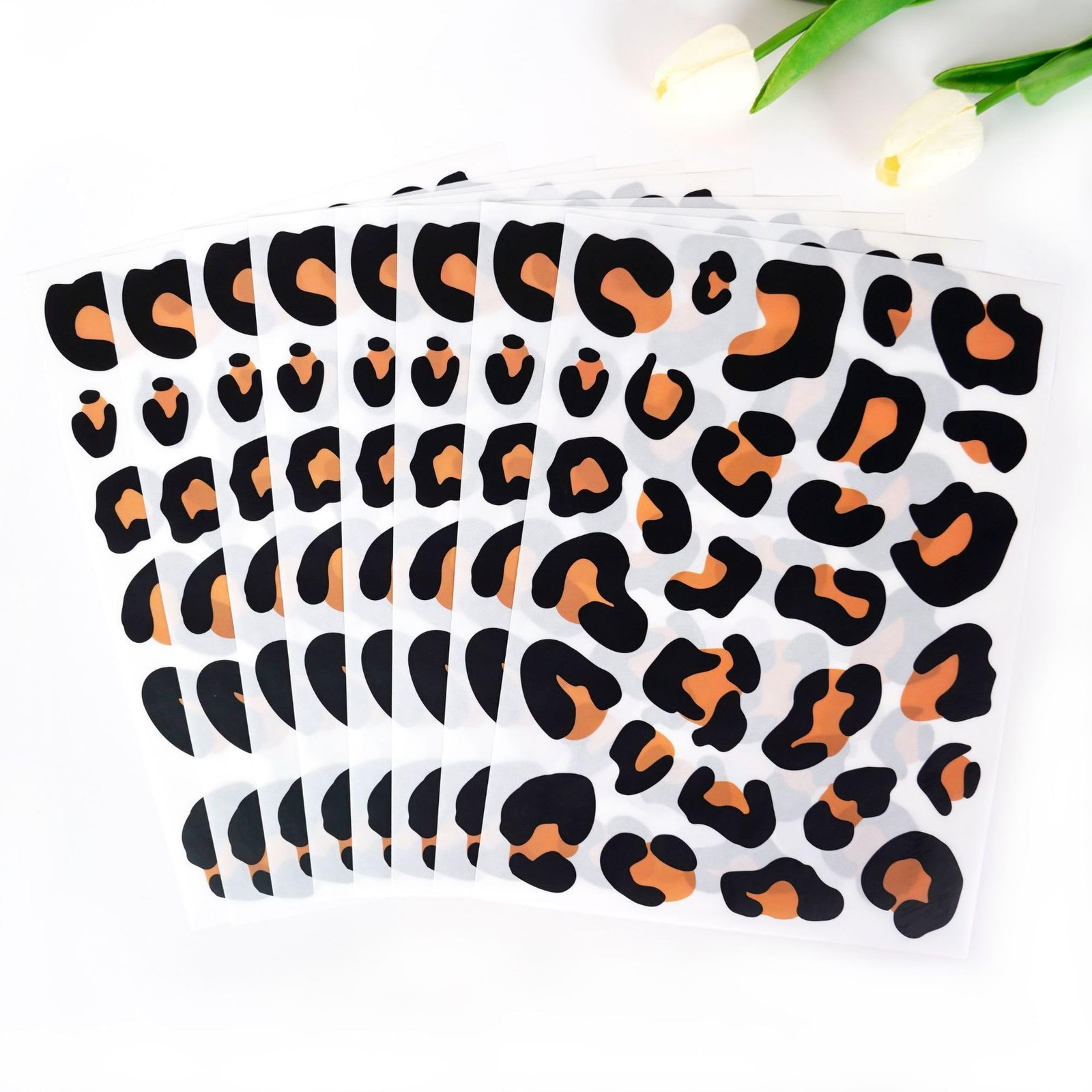 Leopard Print Wall Stickers Cheetah Decor Wallpaper Room Decor Removable Peel…