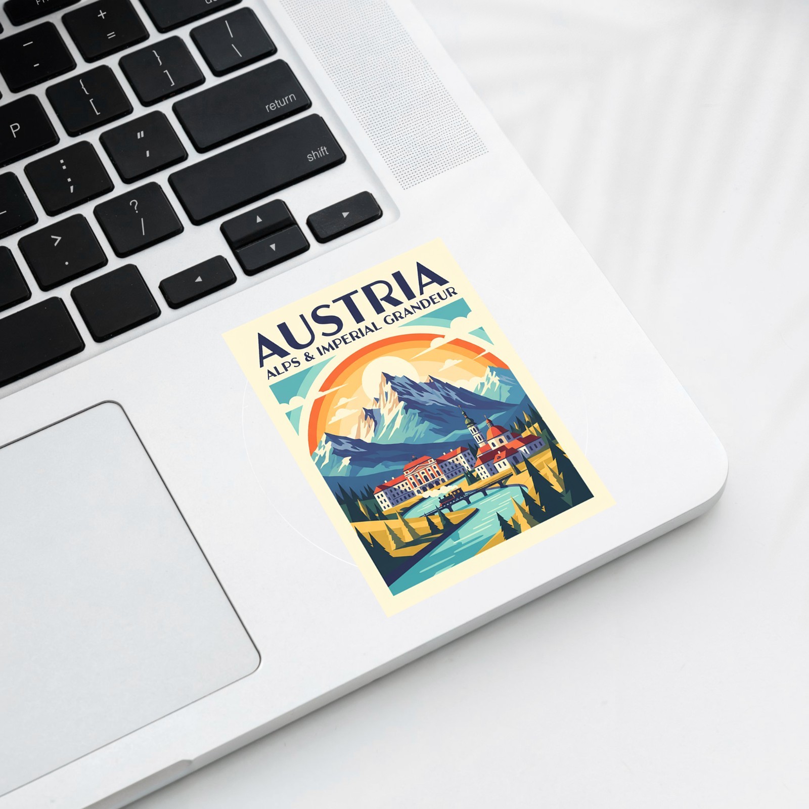 Austria Vintage Travel Sticker Die Cut Waterproof Vinyl Souvenir Laptop Decal