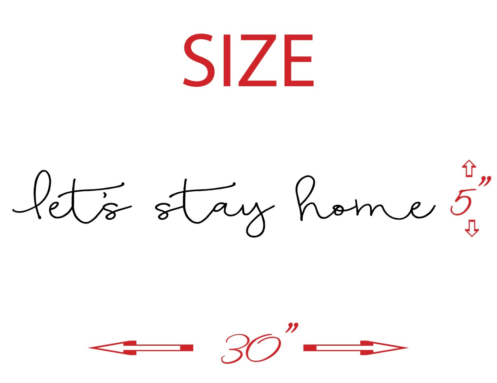 LETS STAY HOME – vinyl wall decal sticker bathroom decor tub farm house design