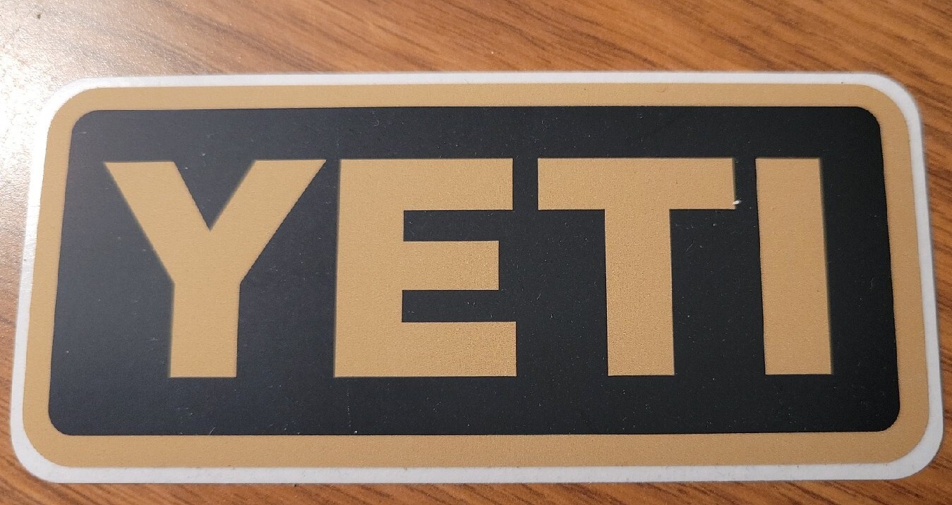 Lot of 6 YETI Vinyl Decals Different Colors Super Cool NEW