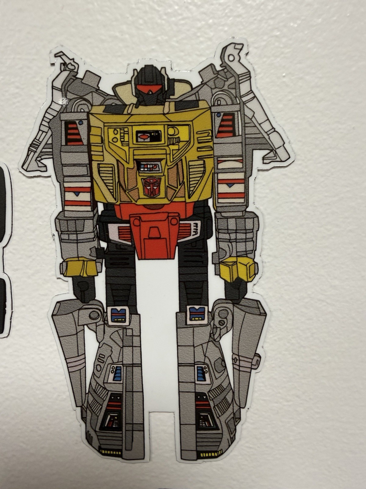 Transforming Robots Multicolor 5 inch magnet Set outdoor car safe waterproof