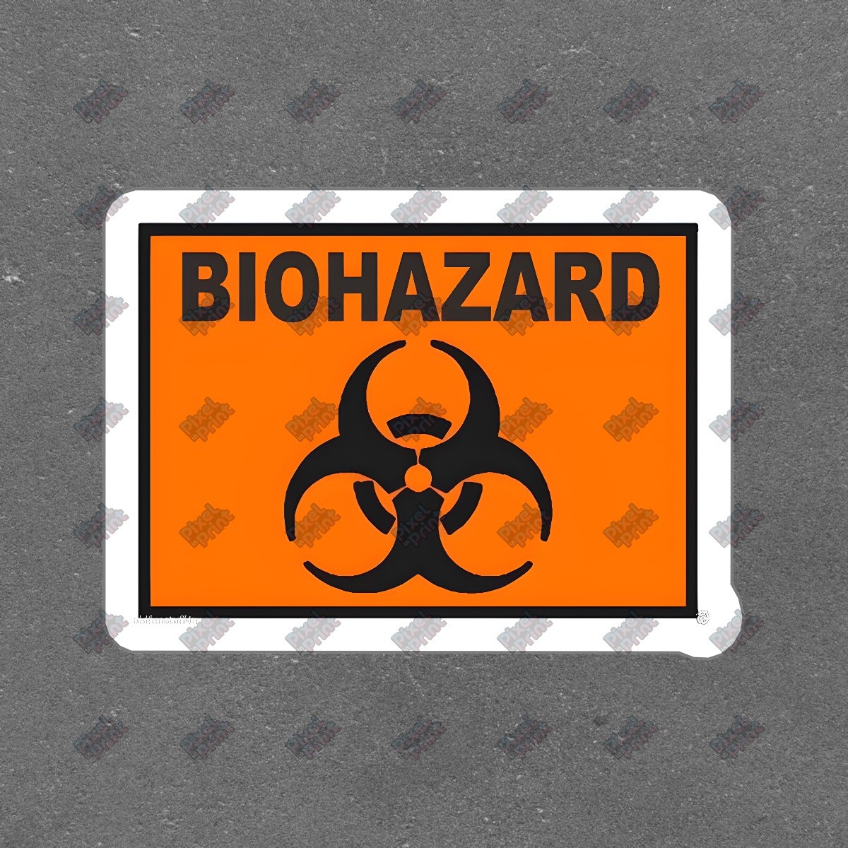Biohazard Warning Vinyl Sticker Decal Durable, Weatherproof, Perfect #959206