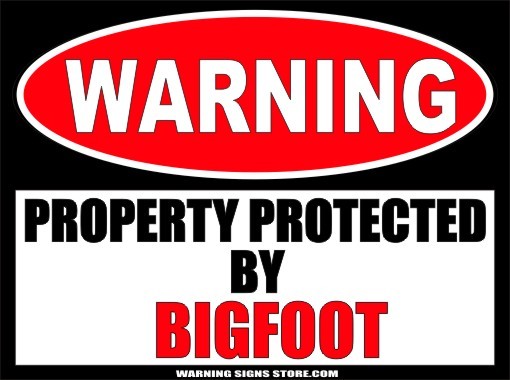 Bigfoot Stickers Funny Bigfoot Sasquatch Vinyl Decals 2-pack 6″ wide WS225